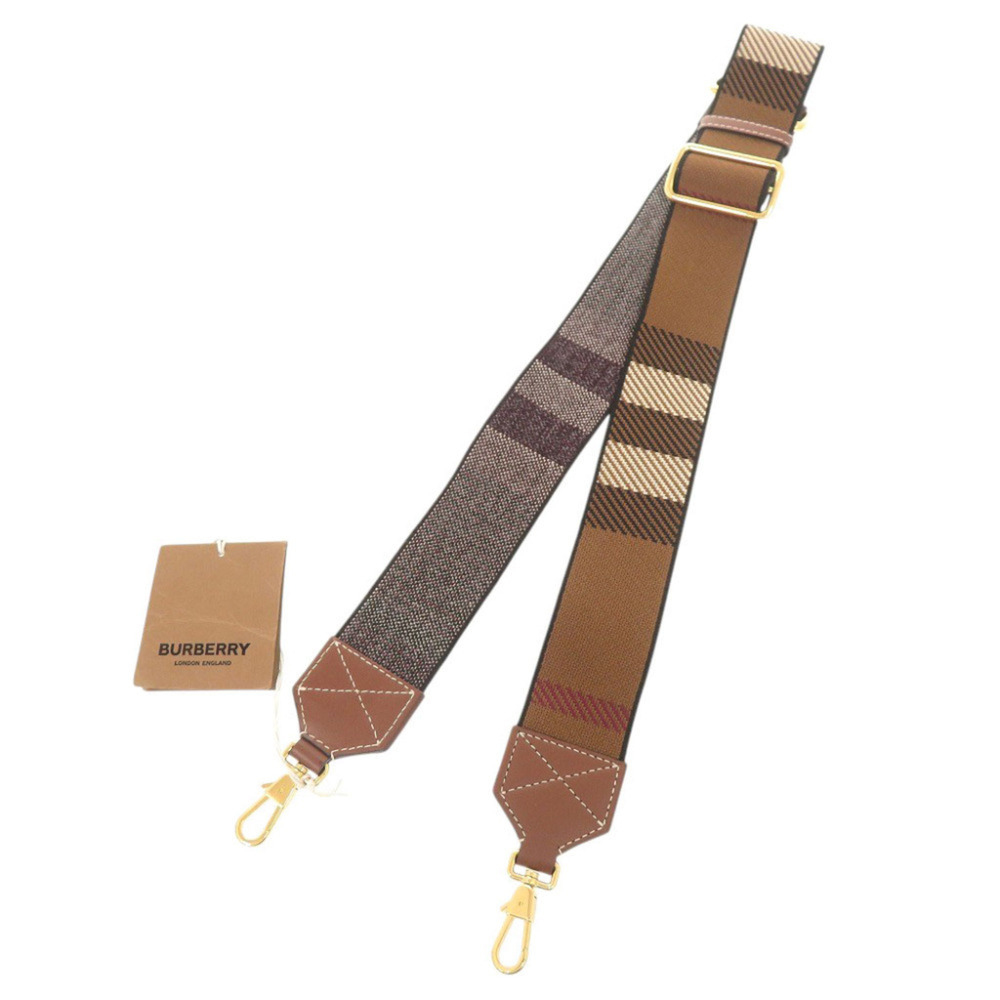 Burberry Canvas Leather Brown Shoulder Strap 0417BURBERRY